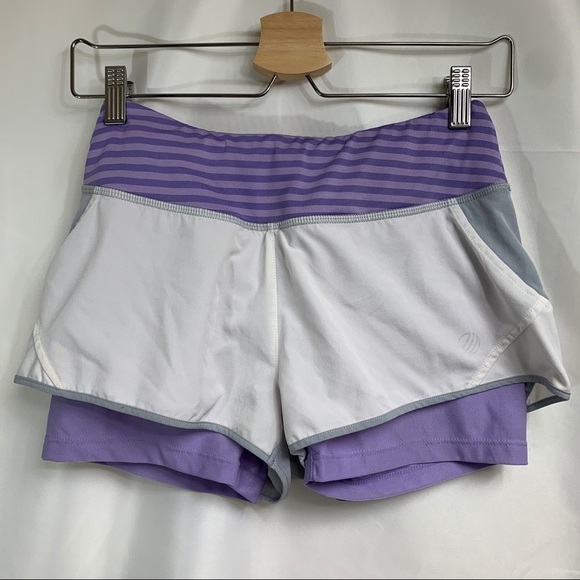MPG Sport | Layered Athletic Running Active Adjustable Waist Pocket Shorts XS - Picture 2 of 7